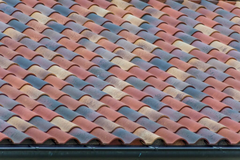 Textured terra cotta roof